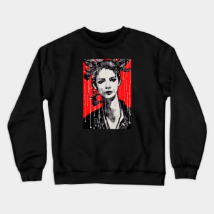 Woman with dreads Crewneck Sweatshirt